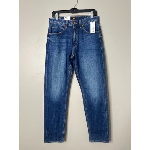 Lee Women's Slim Rider Jeans in Night Journey Blue Size 29 x 31 Retro Denim - Picture 2 of 15